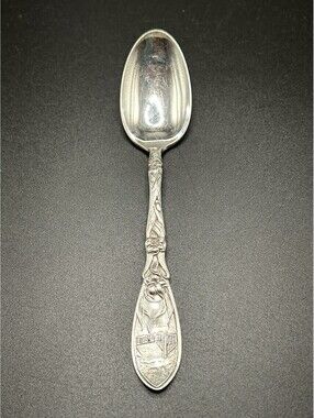 Rare-Antique Towle Log Cabin St Paul Teaspoon 6” Silver Plate